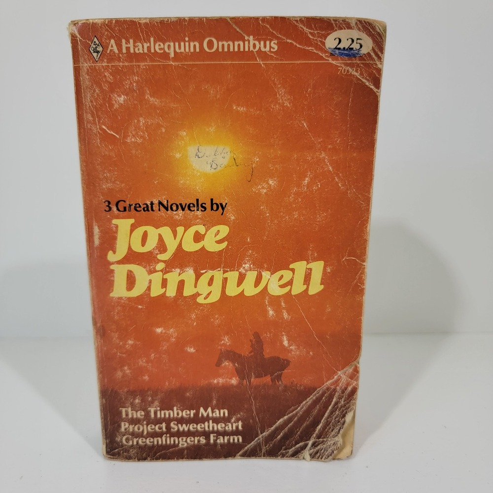Vintage Harlequin Omnibus Joyce Dingwell 3 Novels 1977 Paperback Romance